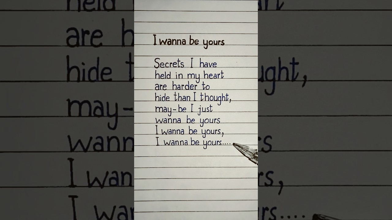I Wanna Be Yours Lyrics Song by Arctic Monkeys #lyrics #iwannabeyourslyrics