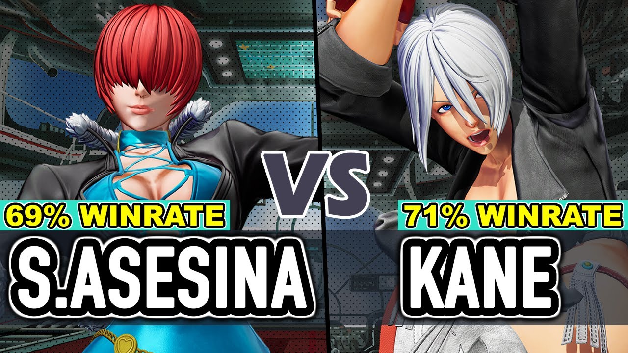 KOF XV ▰ SHERMIE ASESINA (Shermie/Athena/Leona) vs KANE (Ángel/Iori/Kukri) ▰ The King of Fighters XV