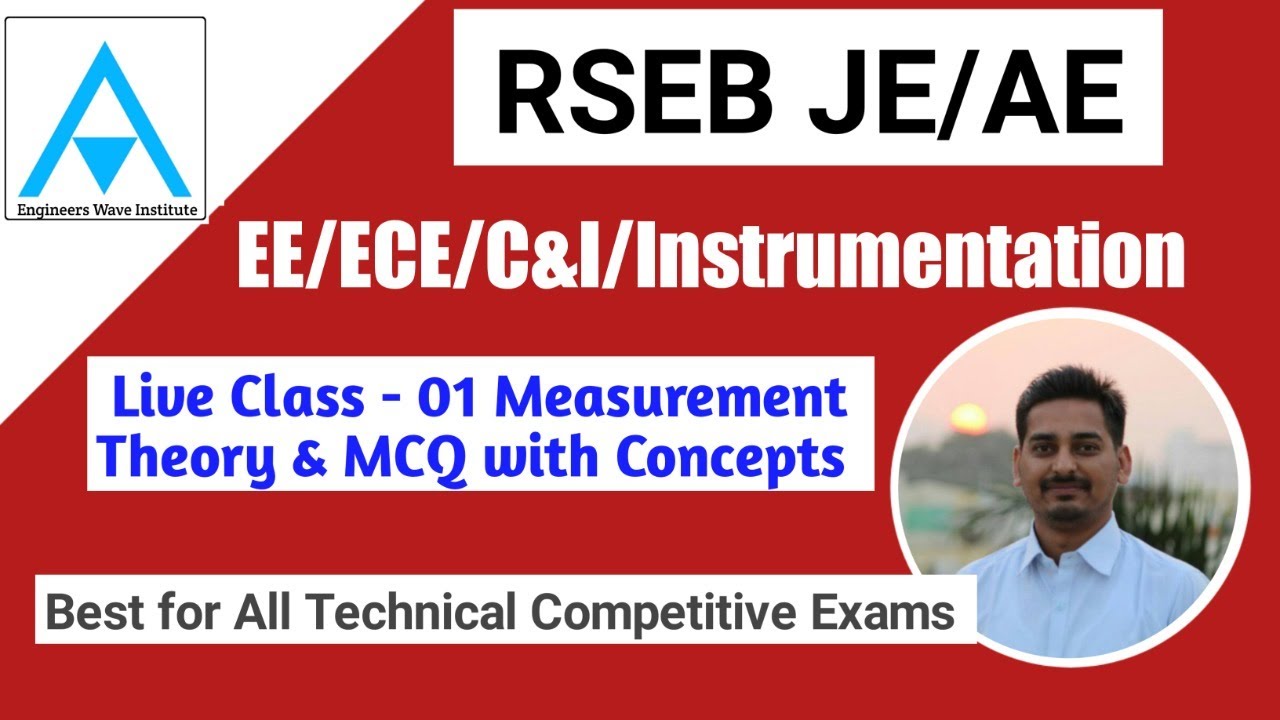 Live Class 01 -  Measurements RSEB/RPSC/IES/SSC JE/ALL State JE Electrical Exams | MCQ with Concepts