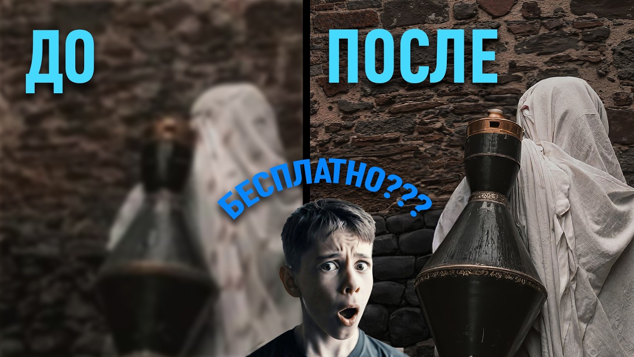 БЕСПЛАТНО увеличить изображение в 4 раза ЗА 5 МИНУТ. UPSCALE с помощью БЕСПЛАТНОЙ ИИ - COMFY UI