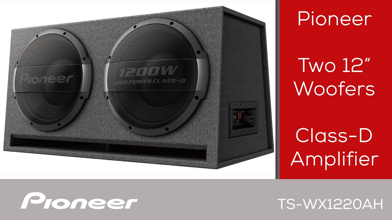 Pioneer TS-WX1220AH - 2 Twelves Powered Sub - What's in the Box?
