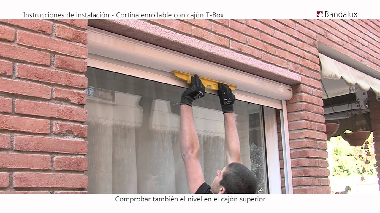 Bandalux | Instalación Cortina Enrollable con Cajón  T BOX