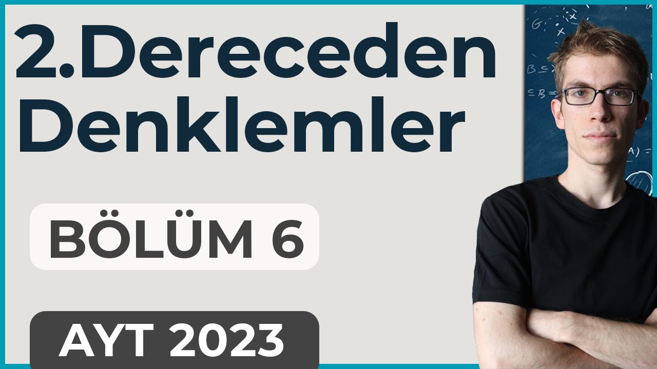 2.Dereceden Denklemler -6 | Rasyonel Katsayılı 2.Derece Denklemde Kökler