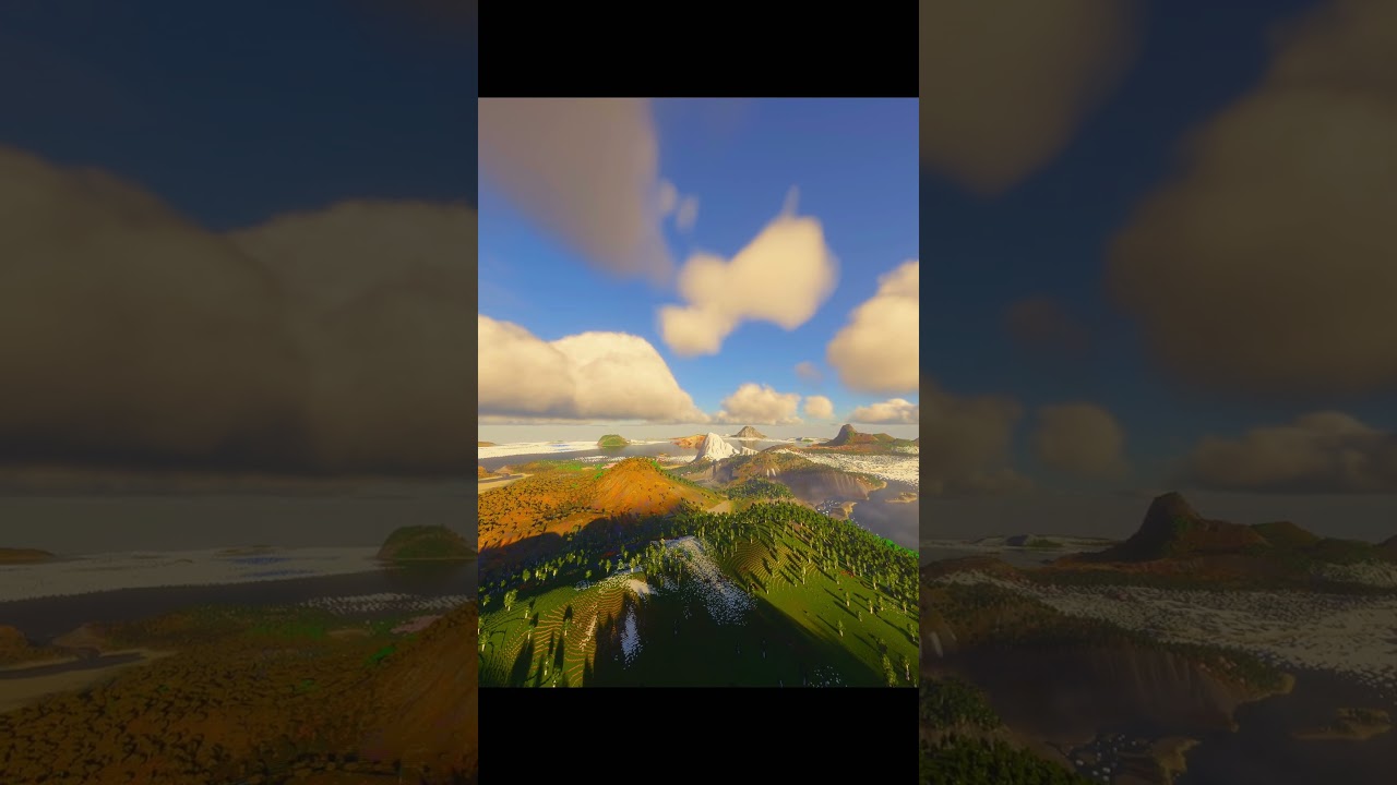 DISTANT HORIZONS + BIG GLOBE МОД МАЙНКРАФТ #майнкрафт #distanthorizons #bigglobe