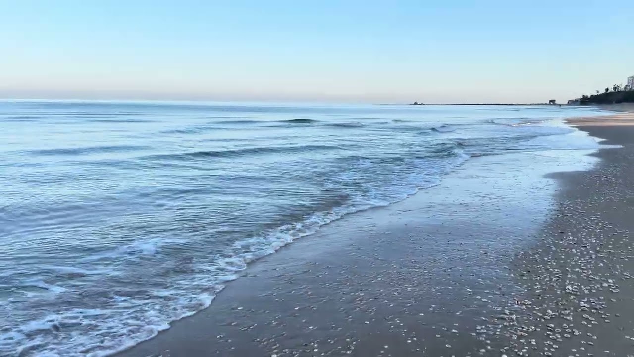 Crystal Clear Water | Nature Sounds 🎧A high end Refreshing Morning Sea Waves Amazing Sea Relax