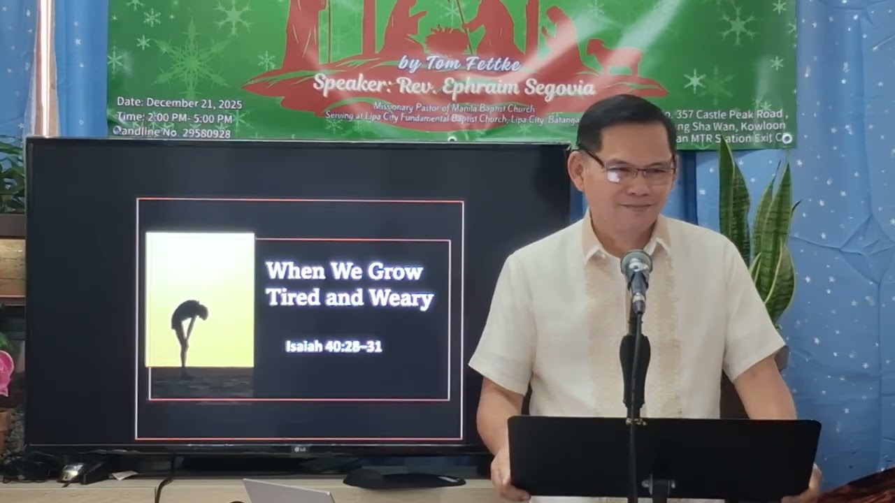 When We Grow Tired and Weary by Rev. Nelson De Jesus
