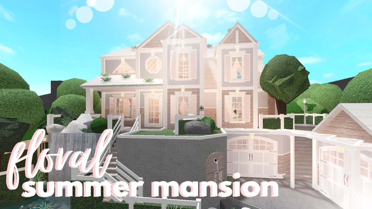 Bloxburg: Floral Summer Mansion | House Build