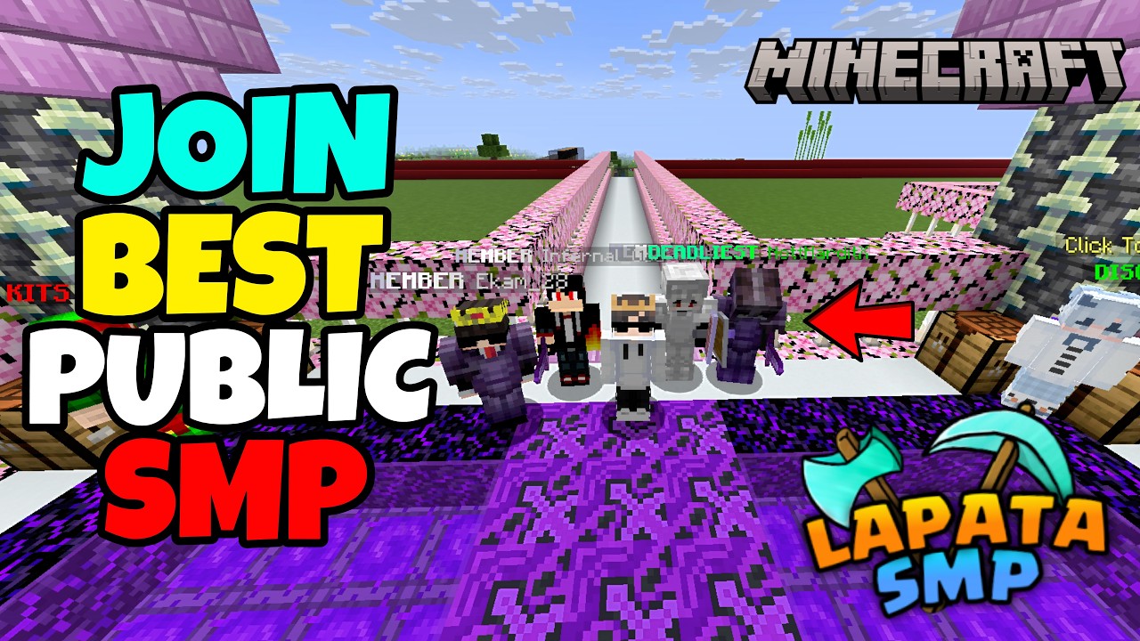 👺 New Best Lifesteal Public Smp Server For Minecraft 🎱 | Java + PE | 24/7 Online | Free To Join 🍭