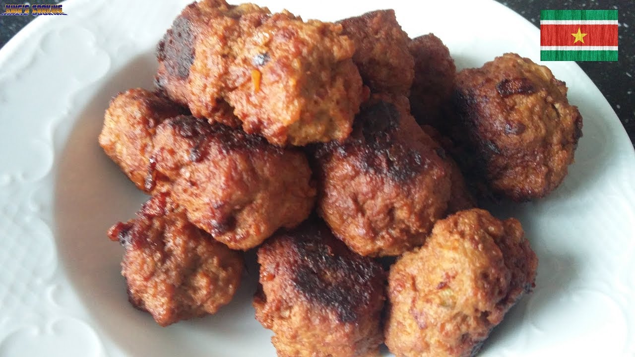 Surinamese Stewed Meatballs / Surinaamse Gestoofde Gehaktballen