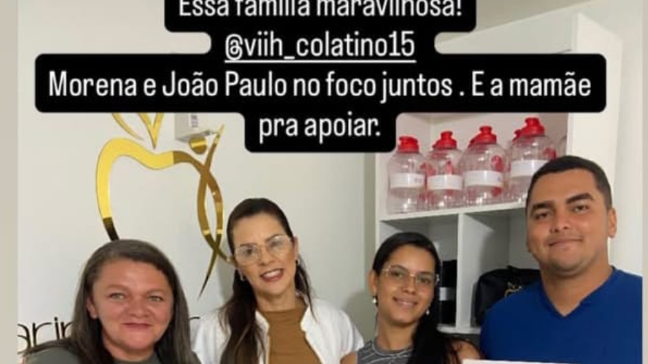 Mamãe Valmira acompanhou o Bebezão à nutricionista/Mas acompanhar os pais 