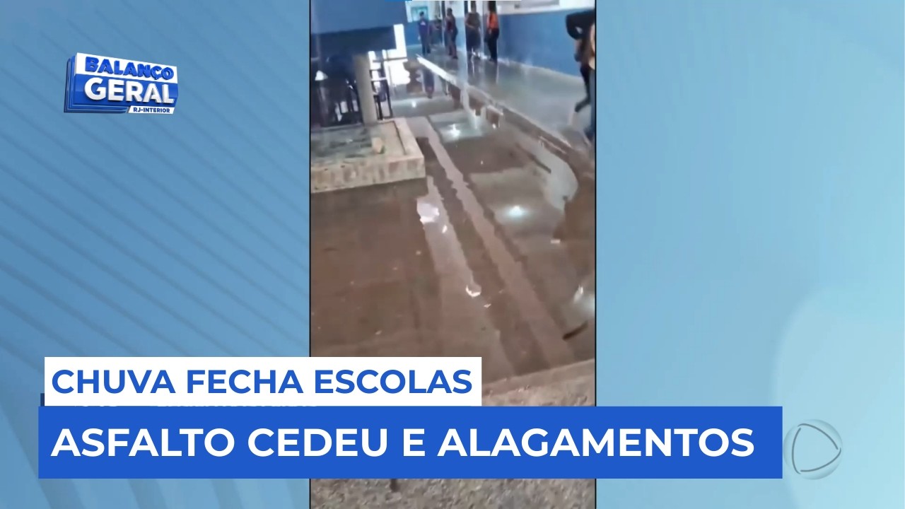 CHUVAS CANCELAM AULAS: Alagamentos e Obras Fecham Escolas Temporariamente