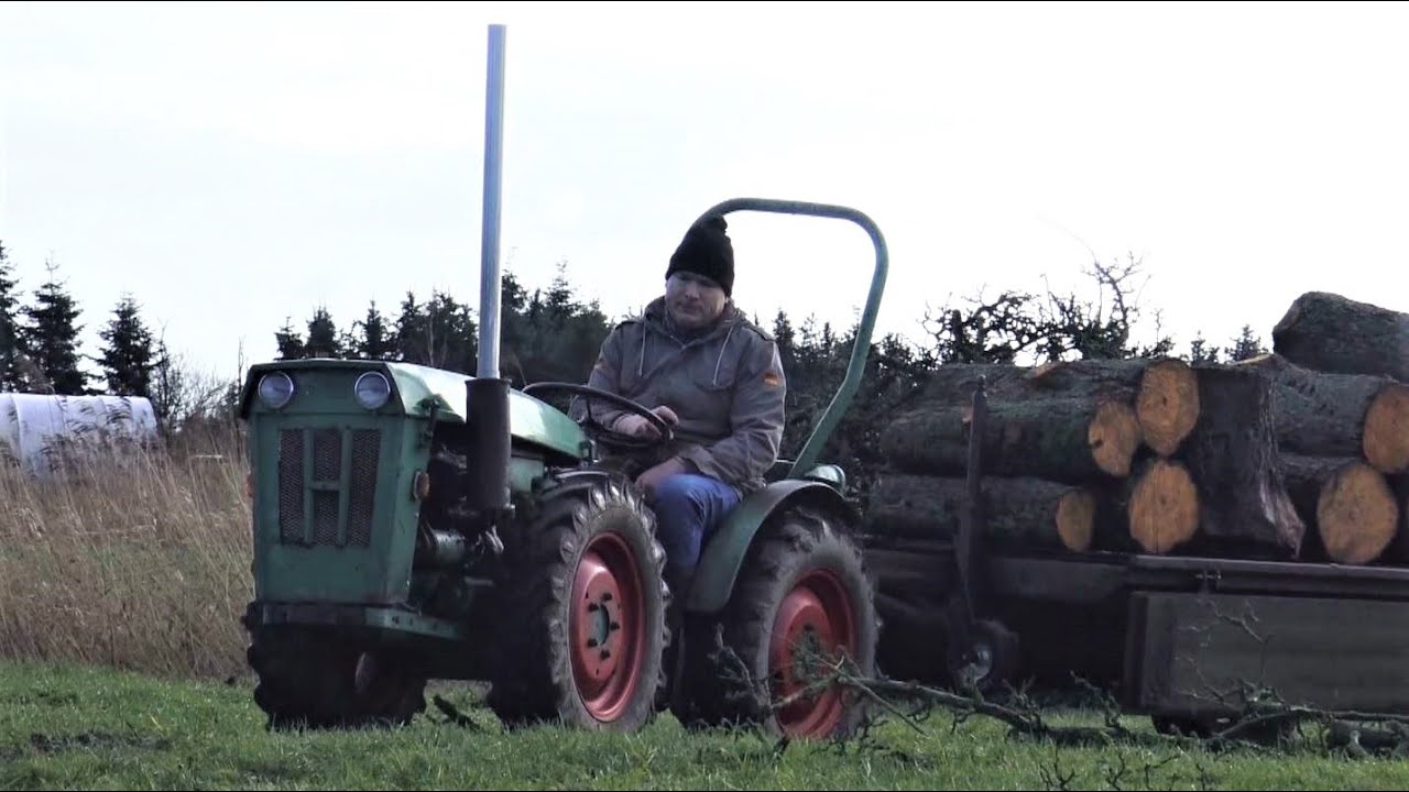 Holder AG3 Knicklenker Bj.1967 | Einsatz beim Holzfahren | Motor: HD3 mit 27 PS Dreizylinder