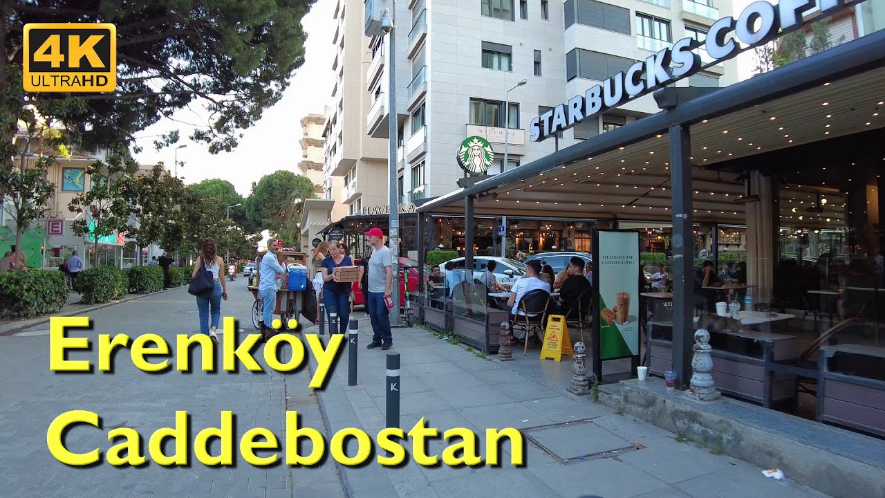 Erenköy Walking Tour 4K UHD 50fps | Bağdat Avenue - Erenköy - Caddebostan