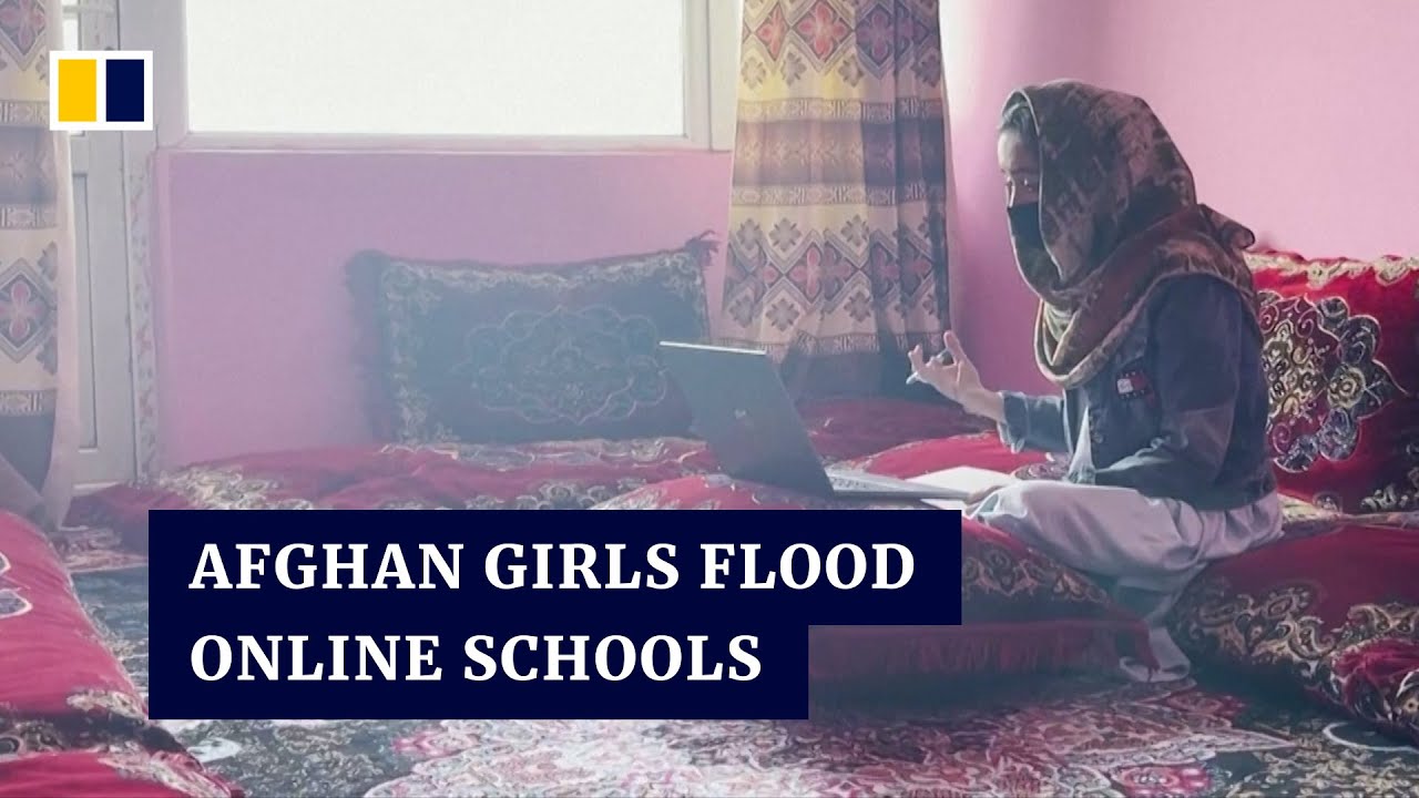 Afghan girls turn to online classes amid higher education ban as schools start new academic year