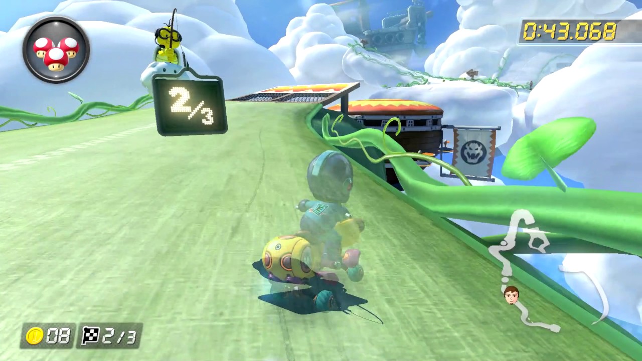 Cloudtop Cruise [150cc] - 2:03.825 - CB★Linkos (Mario Kart 8 Deluxe World Record)