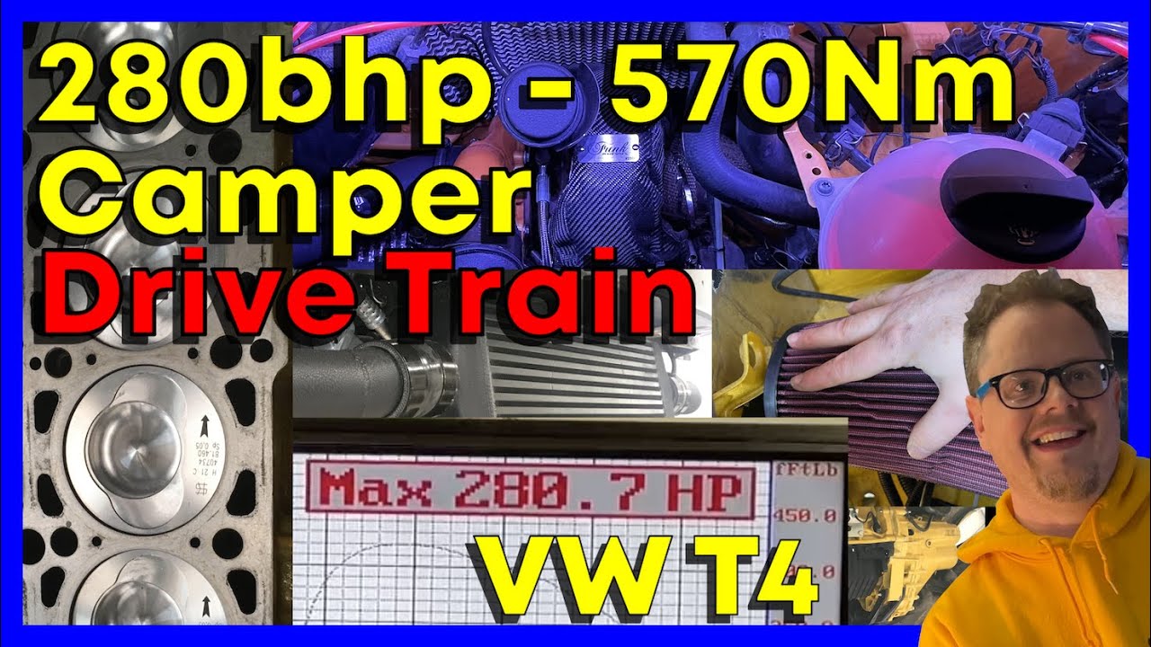 2. 280bhp Drag Racing Camper - Drive Train - VW T4 - “Bongo Fury”