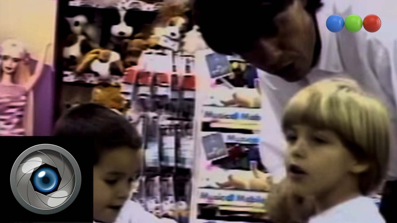 Marcelo Tinelli, cámara oculta en juguetería, Parte 1 - Videomatch 98