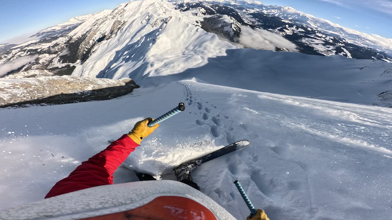 Ski face Nord-Est mont Charvin