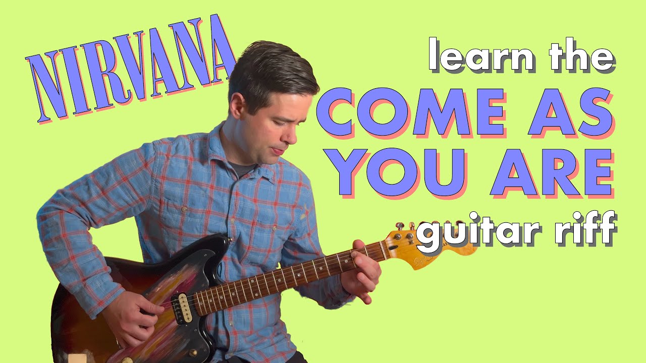 Come As You Are Guitar Riff | Easy Lesson
