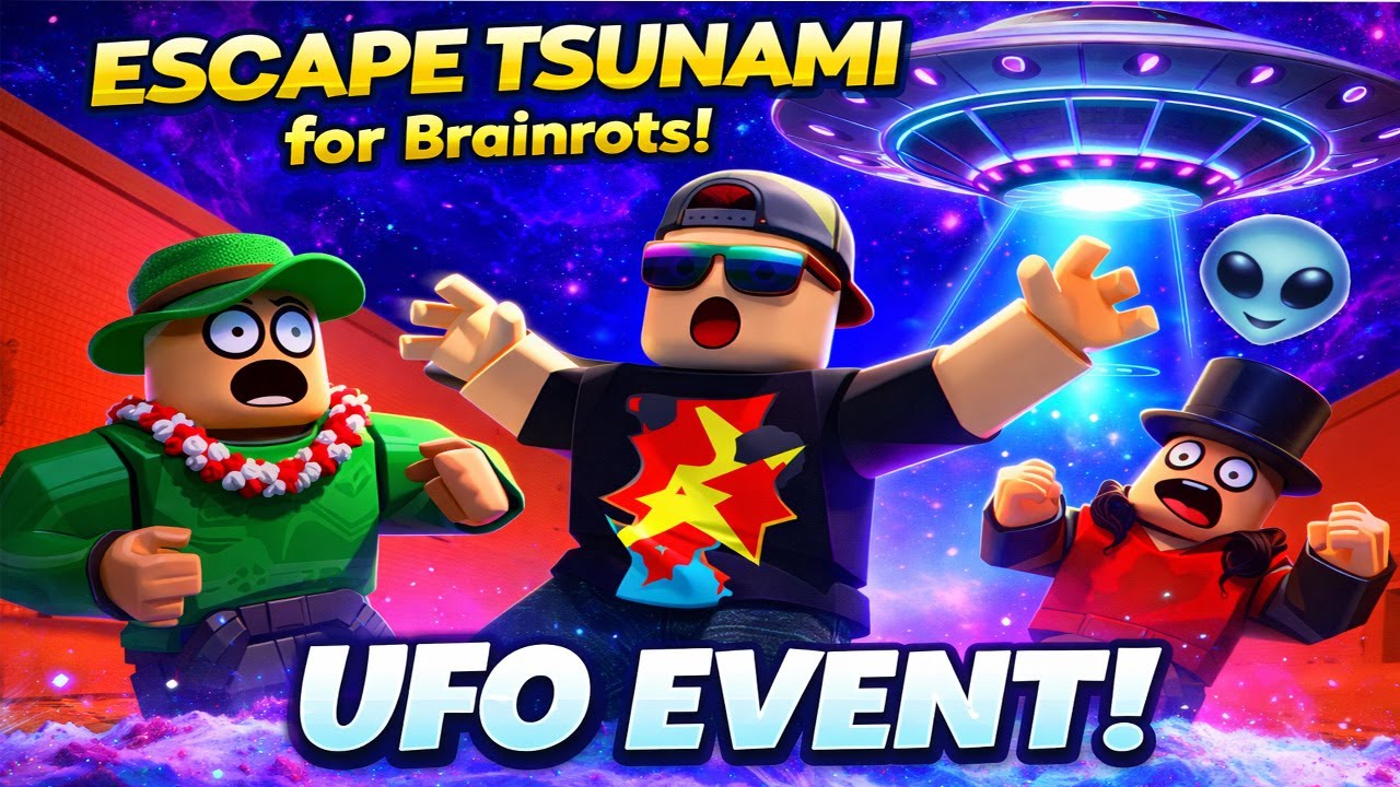 UFO EVENT KIPRÓBÁLVA! 😂 | Escape Tsunami for Brainrots Roblox Gameplay