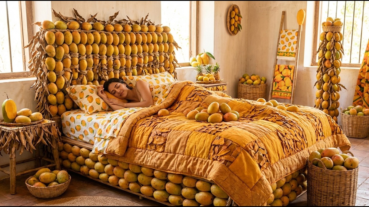 Luxury Fruit Bed ASMR – Most Satisfying Relaxing Video | Satisfying Relaxing Sounds | Relaxing ASMR