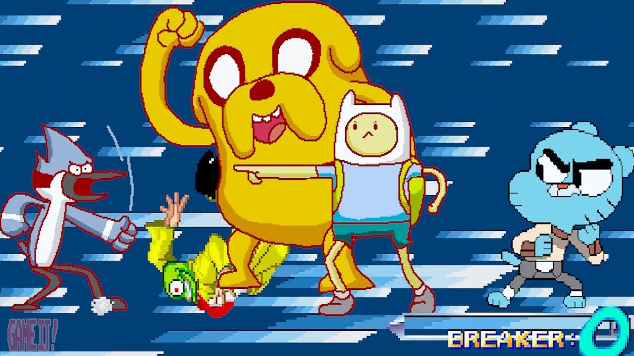TEAM GUMBALL, MORDECAI and FINN & JAKE BATTLES WITH MUGENS IN SURVIVAL MODE | 3 SURVIVAL ROUNDS