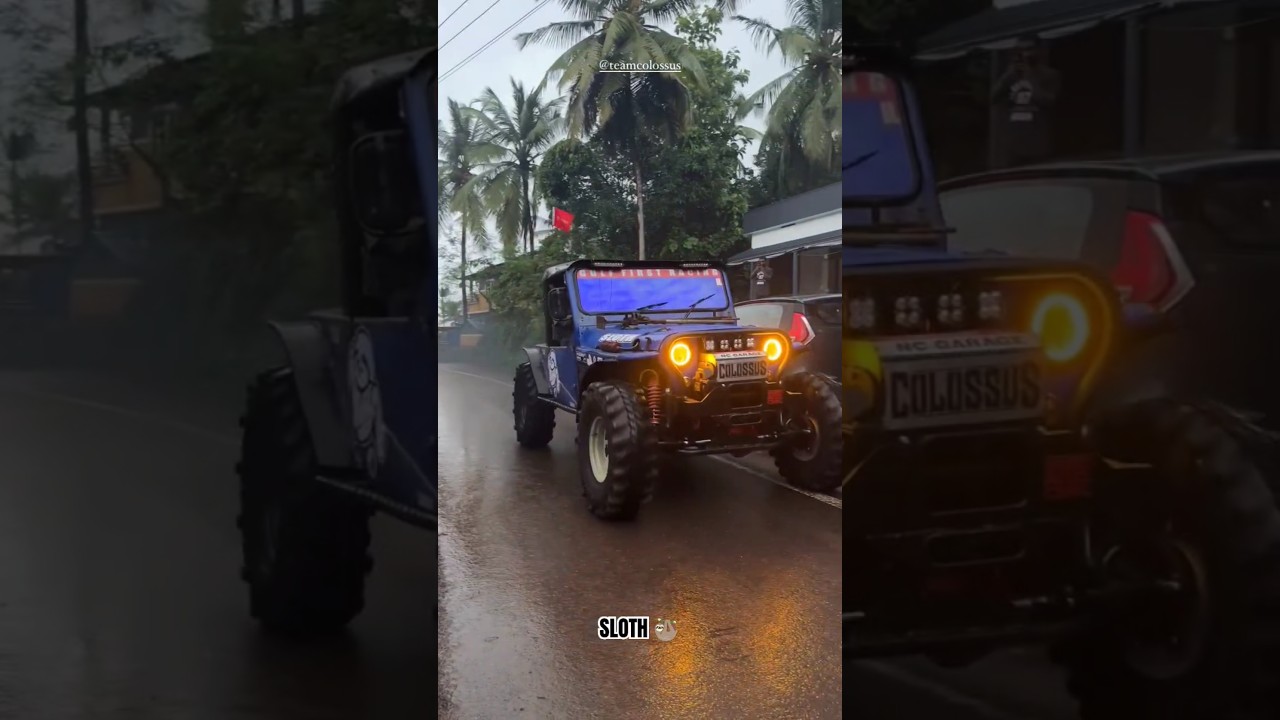SLOTH 🦥. RFC INDIA 2024. DR FAHED. #rfcindia #4x4 #jeep #toyota #fortuner #goa #sloth