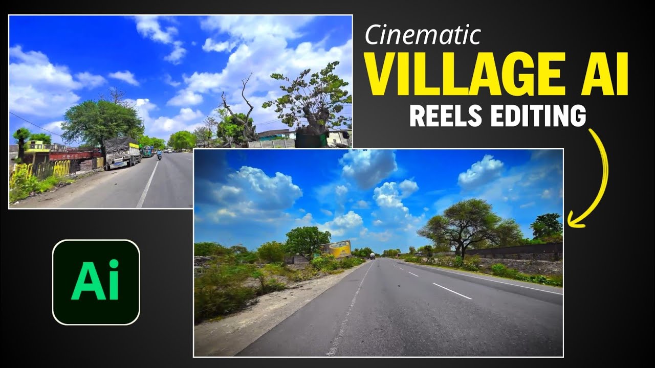 Cinematic Village Reels Editing Using AI | How to Create Cinematic Village Reels with AI