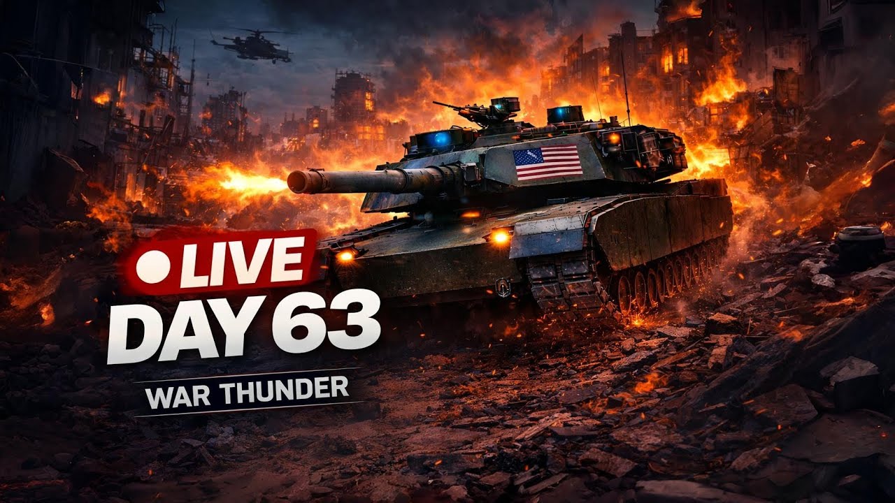 🔴ROAD TO TOP TIER CONTINUES 🇺🇸 | DAY 63 | WAR THUNDER#warthunderlive #gaming #livestream