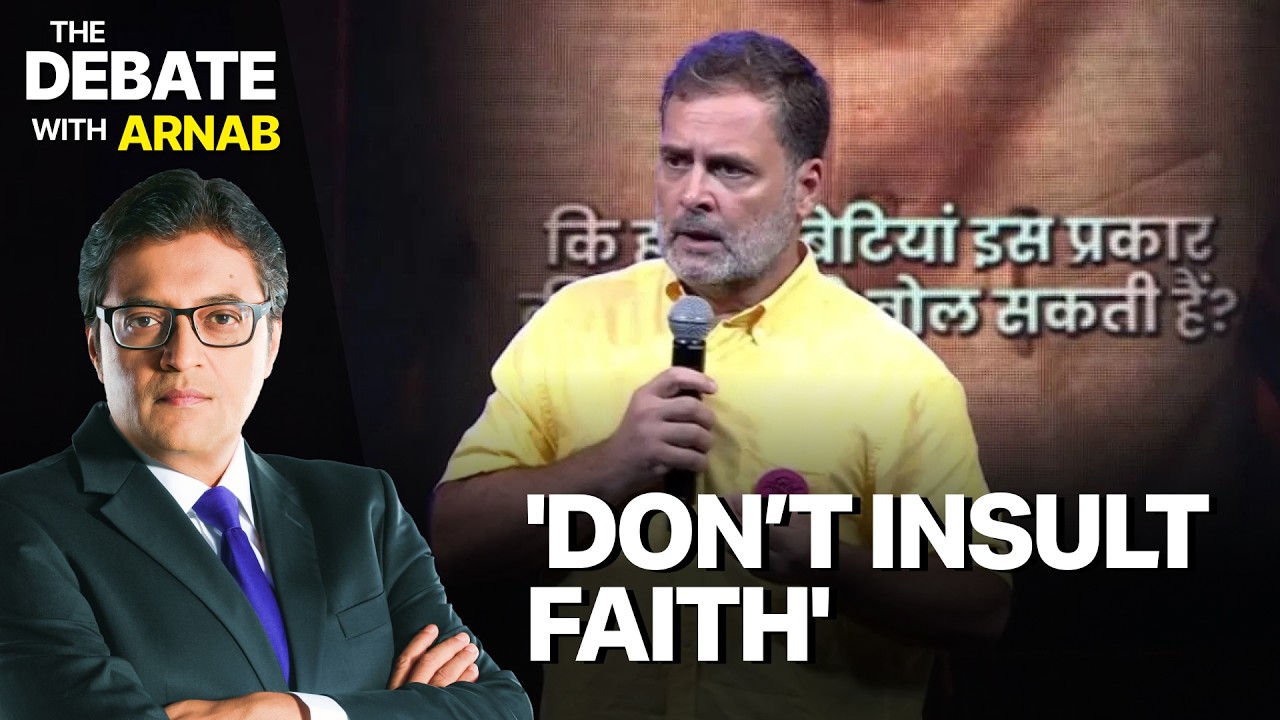 'Rahul&rsquo;s Manusmriti Remark Hurts Hindu Faith': BJP&rsquo;s Nalin Kohli | Debate With Arnab