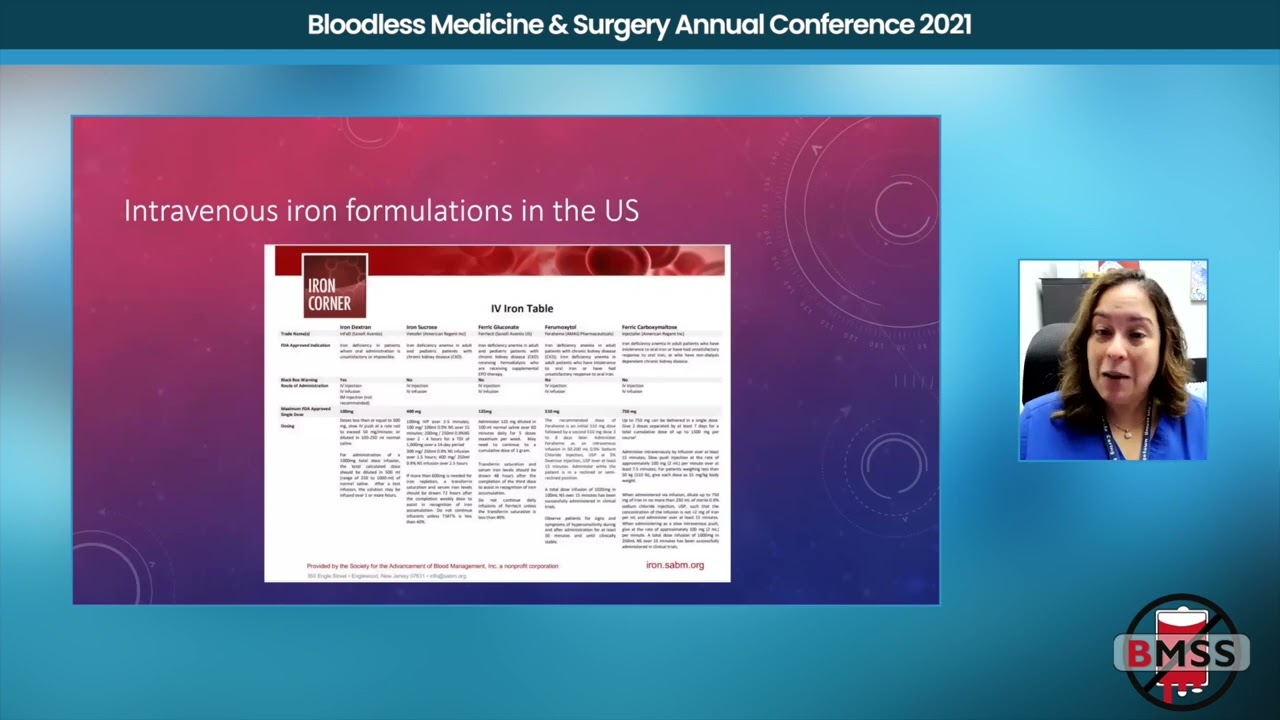 Managing severe anaemia without blood transfusion – experience from a BMSP (Kelly Johnson-Arbor, MD)
