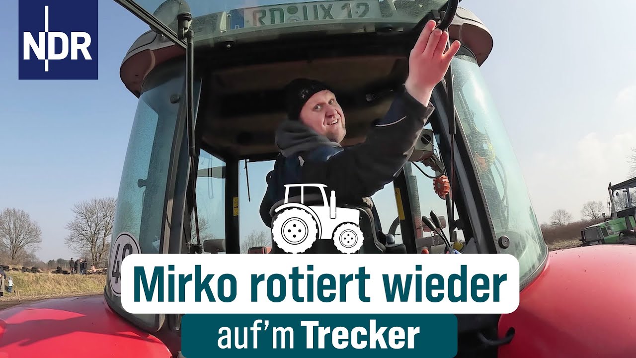Bisschen Spaß muss bei aller Arbeit sein | Auf'm Trecker Reportage | NDR