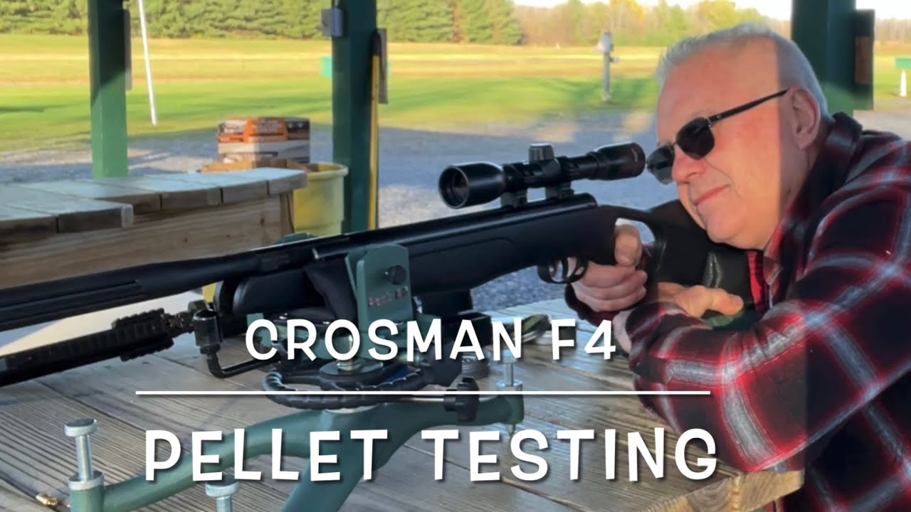 Тестирование пули Crosman F4 Nitro-Porsh .177 с разрывным стволом на полигоне со скоростью ветра ...