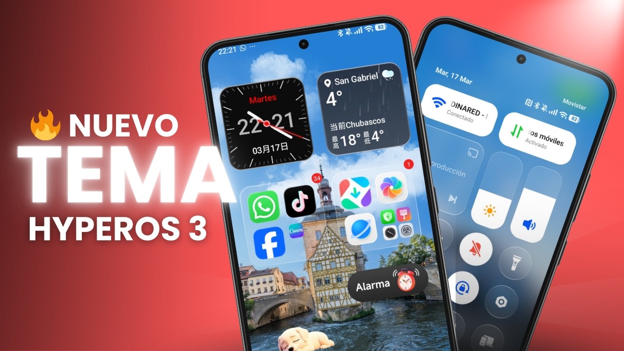 NUEVO! El mejor TEMA PARA XIAOMI HyperOS 3 Y 2 estilo IPHONE