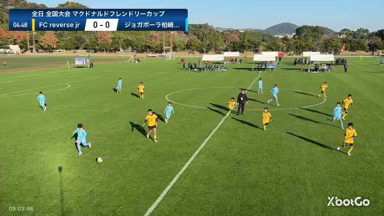 FC reverse jr vs ジョガボーラ柏崎FC 全日マクドナルドフレンドリーカップ　前半