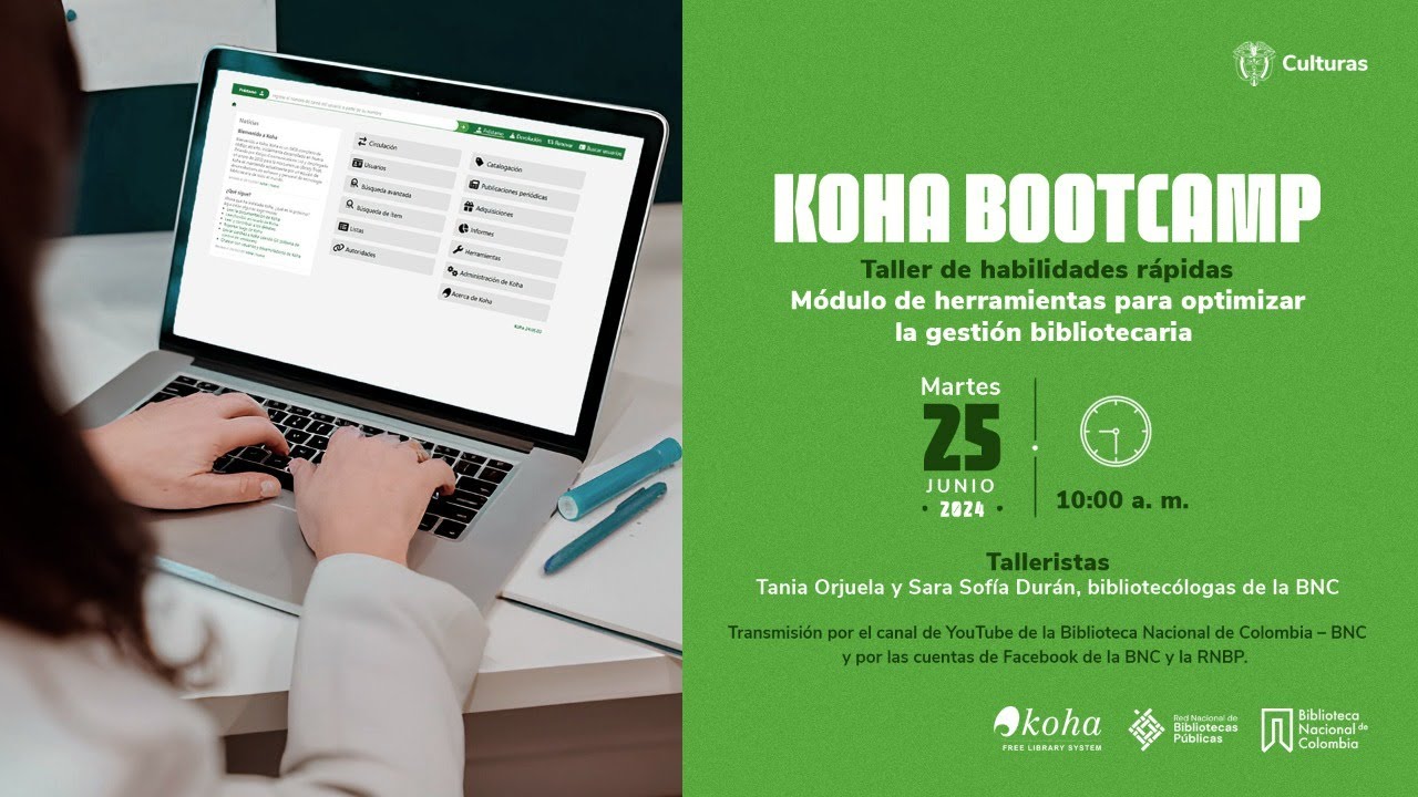 Koha BootCamp: Módulo de herramientas para optimizar la gestión bibliotecaria