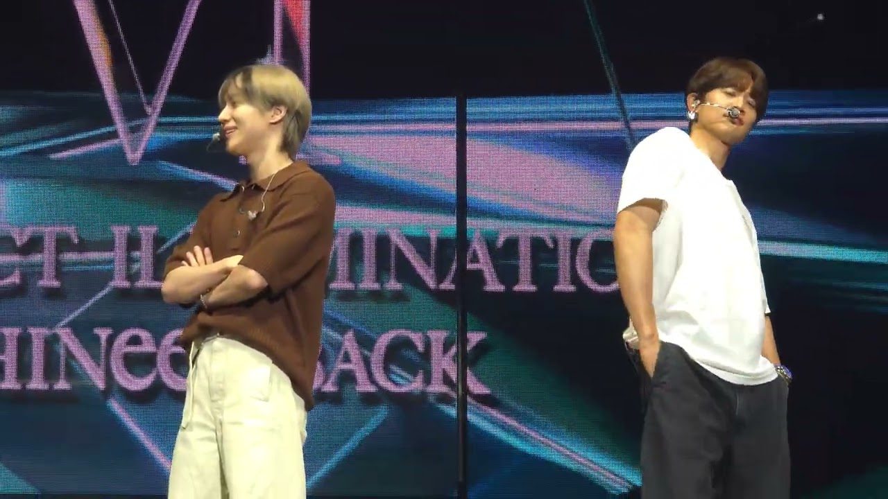 [4k] 240524 샤이니 콘서트 사운드체크 멘트1 SHINee WORLD Ⅵ [PERFECT ILLUMINATION : SHINee’S BACK]