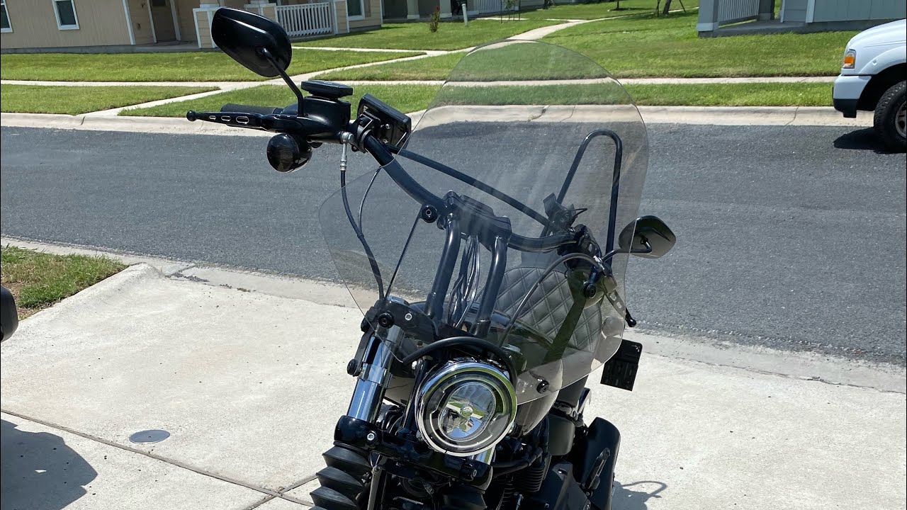 Wind Buffeting fix for Memphis Shades Speed Demon Sportshield