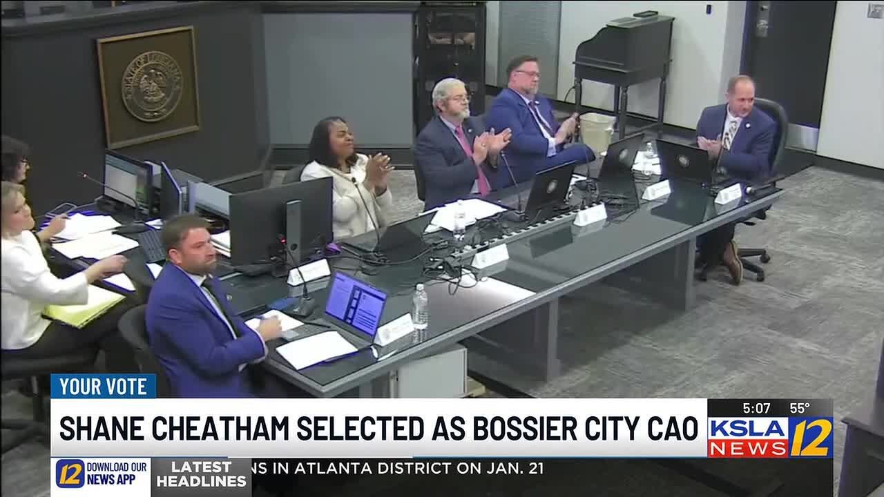 Bossier City Council unanimously approves new CAO appointed by mayorBossier City Council unanimou...
