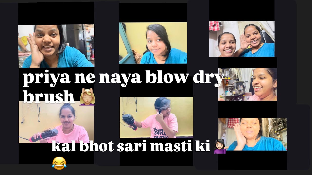 Hair Styling Brush Try Kiya 😍 Result Ne Dil Jeet Liya!”