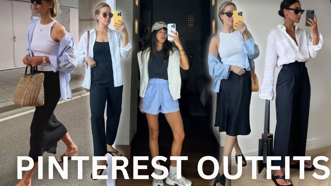 RECREATING SPRING PINTEREST OUTFITS 2024 | Casual Outfit Ideas