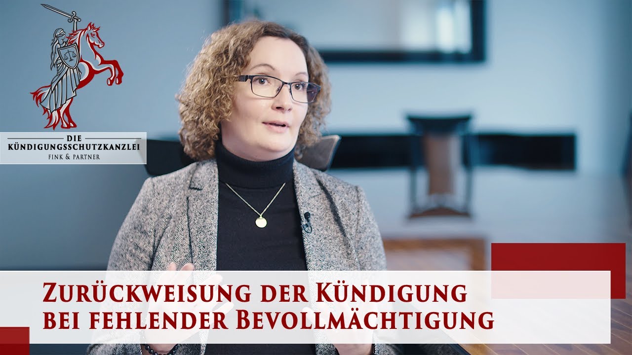 Zurückweisung der Kündigung  | Arbeitsrecht für Arbeitnehmer | Die Kündigungsschutzkanzlei