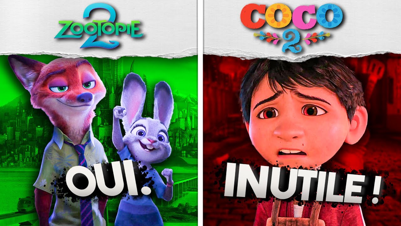 J'ai classé les 10 prochaines suites de films d'animation de la meilleure à la pire.