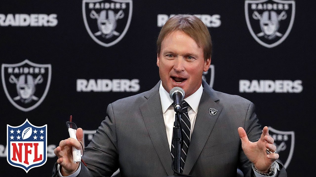 Jon Gruden Introduced as Raiders Head Coach, 