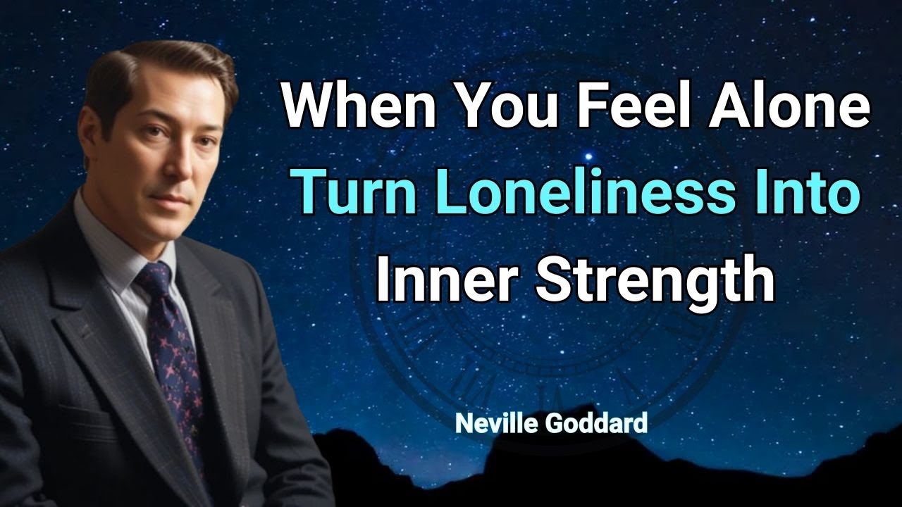 When You Feel Alone Turn Loneliness Into Inner Strength  Neville Goddard