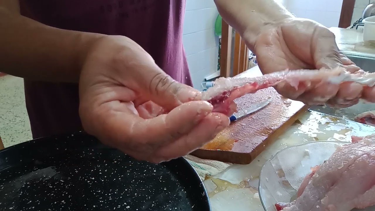 Técnica para quitar espinas de pescado 🐟