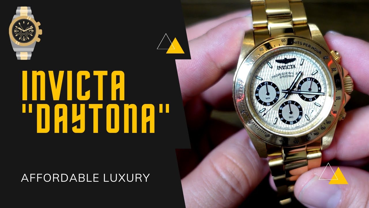 INVICTA SPEEDWAY the affordable Rolex Daytona!