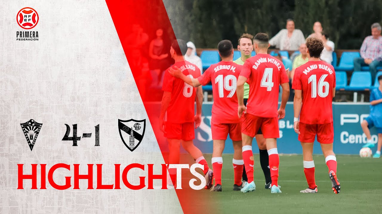 El resumen del Marbella FC-Sevilla Atlético (4-1): todo en contra