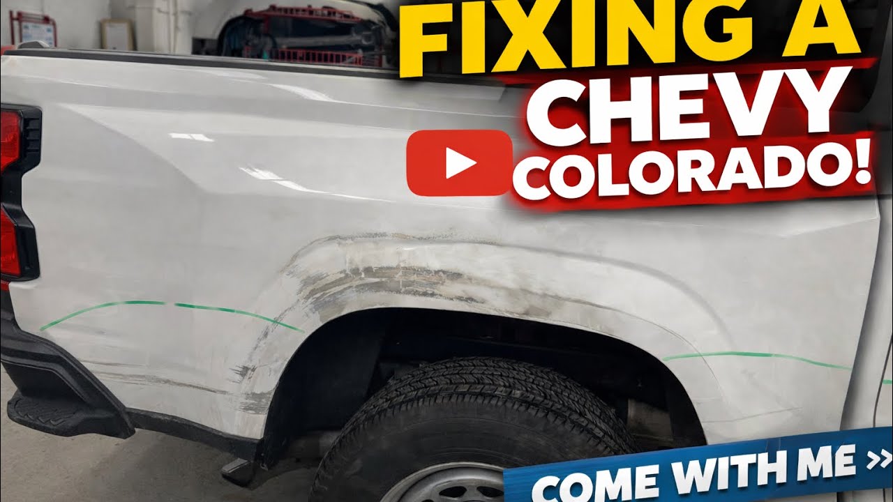 Repairing a Chevy Colorado | Body Shop Day With Me