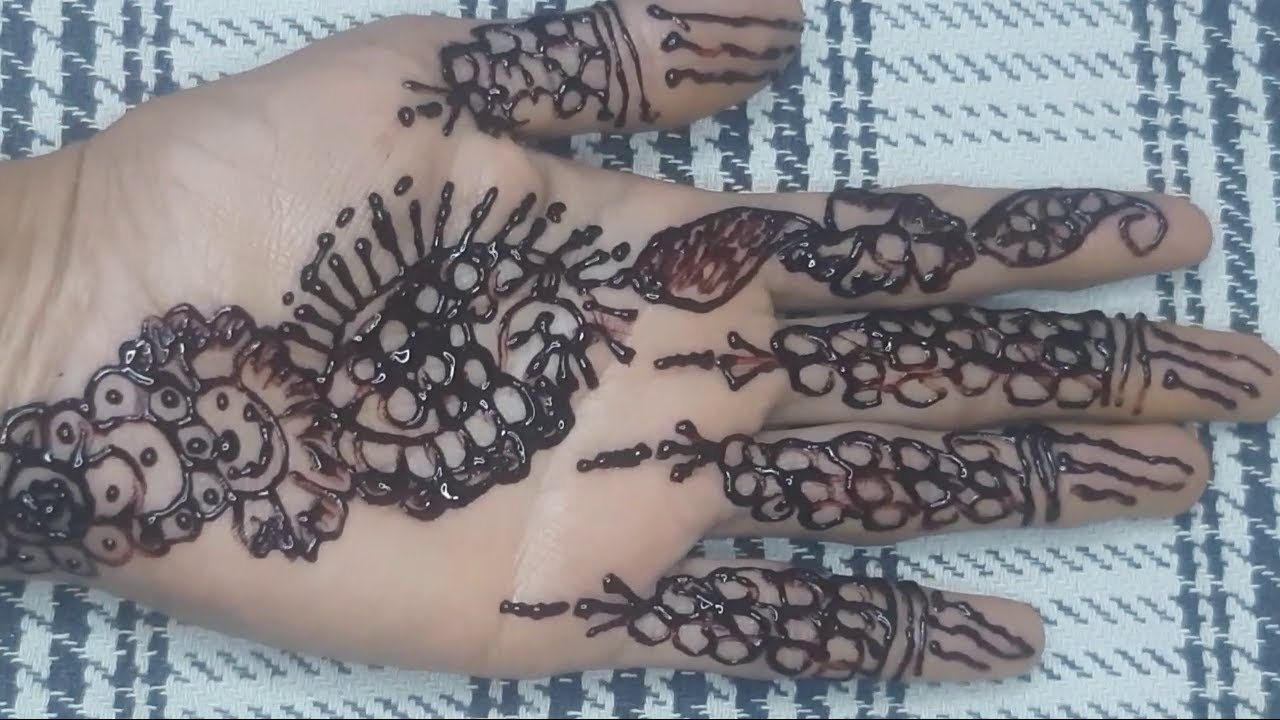 Eid special stylish easy mehndi design | simple mehndi design | mehndi ka design | arabic mehndi